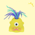 Yellie– Grappig&Interactief– Monster Stressspeeltje Geel | Educatief Speelgoed