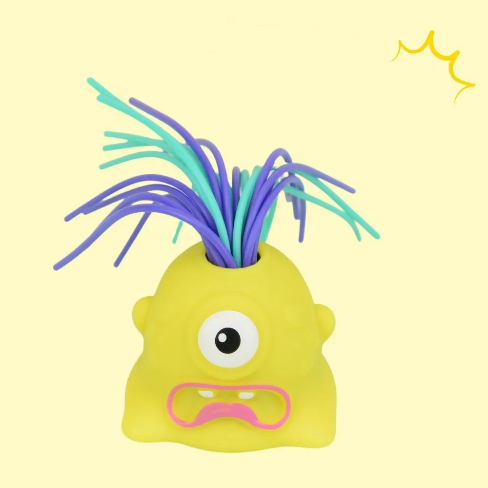 6_e02b6297-f7f5-457d-b51f-1a4a86e337f5 Yellie– Grappig&Interactief– Monster Stressspeeltje Geel | Educatief Speelgoed - Afbeelding 1