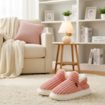 WarmNest– Knuffelzacht&Warm– Anti-Slip Pantoffels Roze / 24/25 (2–3 Jaar) | Educatief Speelgoed