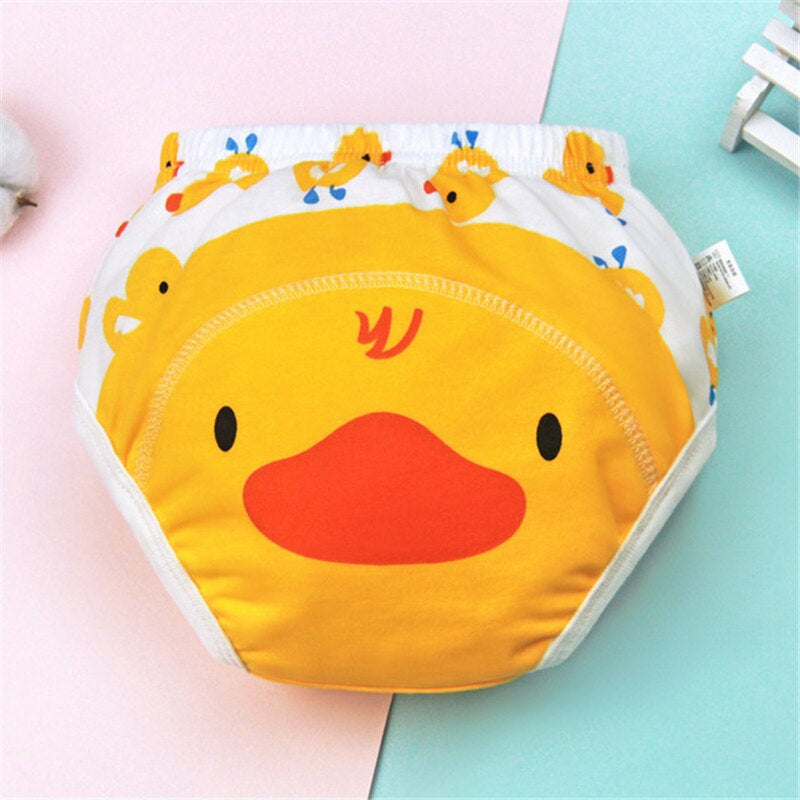 Reusable Diaper™ - Comfortabele luierpret in stijl - Herbruikbare zindelijkheidsluier Eend (maat  L - 15-18 kg) | Educatief Speelgoed