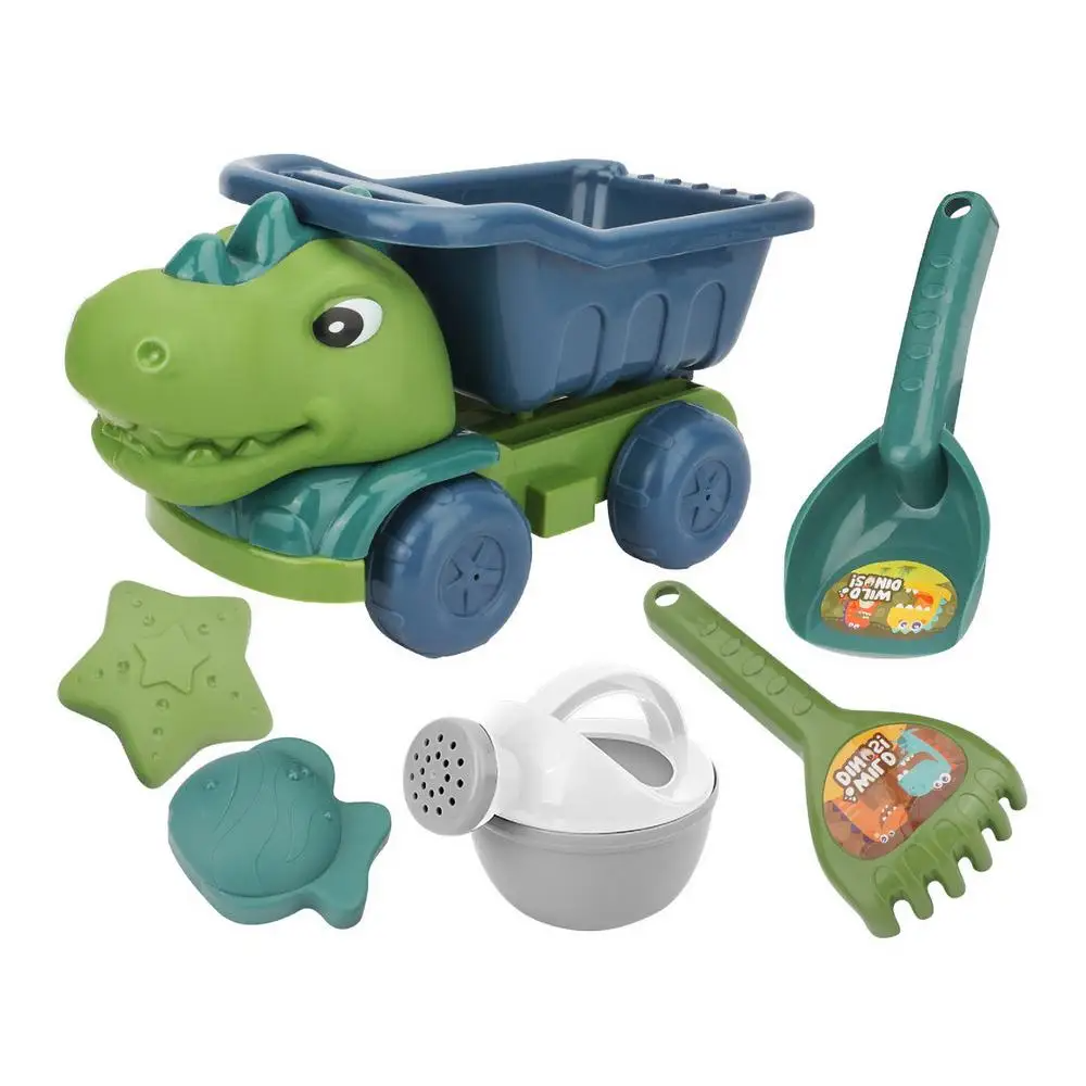 6pcs Beach Dino Set™ – Bouw je Kasteel – Dinotruck Strand Strand Dinotruck | Educatief Speelgoed - Afbeelding 1