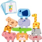 Animal Stacking™ - Verbetert het herkenningsvermogen - Stapelspel | Educatief Speelgoed