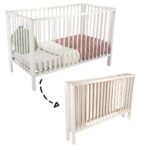 Ledikant Colorfull Home Skladane Inklapbaar 60x120 Beuken/White