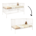 Meegroei Ledikant Colorfull Home Diana Linea Classic 70x140 White