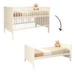 Meegroei Ledikant Colorfull Home Dean White 60x120