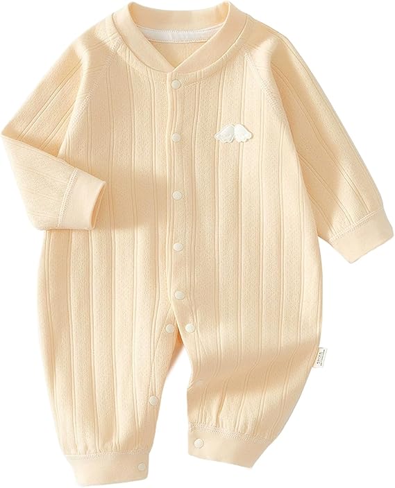 71FCmpA-L5L._AC_SX569_31fff394-9c74-4bf6-a7c0-3ddd86752aa9 Mini Fashion™ - Knus&Comfortabel - Baby Pyjama Geel / 73 (6–9 maanden) | Educatief Speelgoed - Afbeelding 1