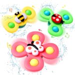 Bath Spinner™ | Maakt baddertijd interessant - Badspeelgoed Set van 2 + 1 GRATIS | Educatief Speelgoed
