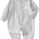 Mini Fashion™ - Knus&Comfortabel - Baby Pyjama Grijs / 80 (9–12 maanden) | Educatief Speelgoed