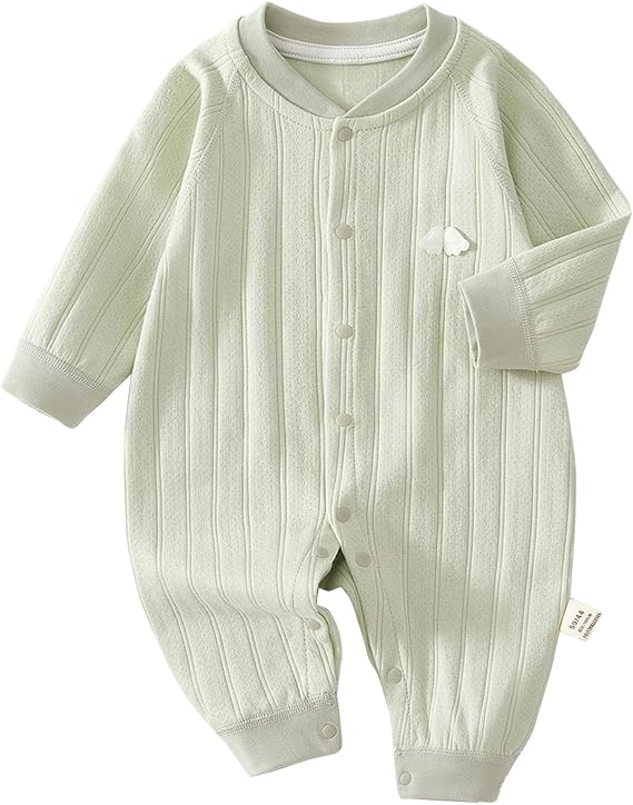 71JHh3csowL._AC_SX569 Mini Fashion™ - Knus&Comfortabel - Baby Pyjama Groen / 66 (3–6 maanden) | Educatief Speelgoed - Afbeelding 1