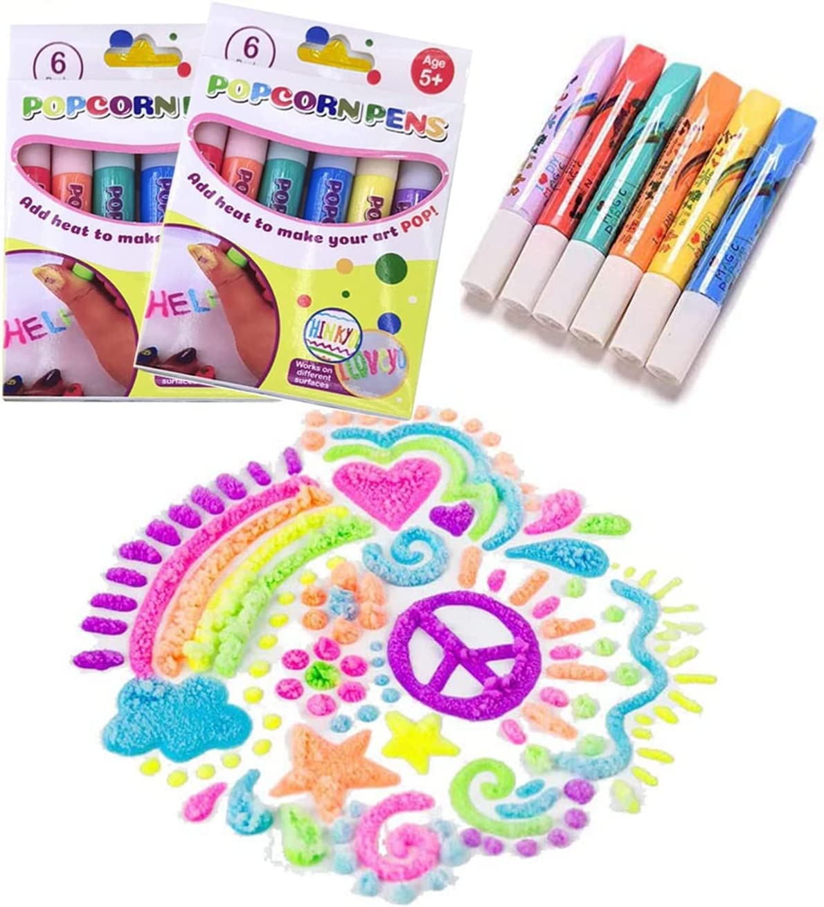 71PtjSGgcAL._AC_SL1319 Magic Bubble Pen™ - Spelen met 3D-kunst - Popcorn Pen | Educatief Speelgoed - Afbeelding 1