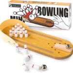 Woods™ - Mini Bowling Game - Houten bowlingbaan | Educatief Speelgoed