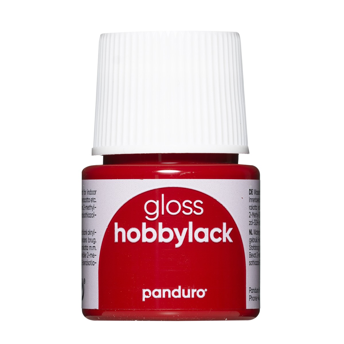 Hobbylak glans - 45 ml - donkerrood