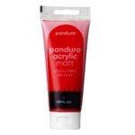 Panduro acrylverf mat - 100 ml - vermiljoenrood