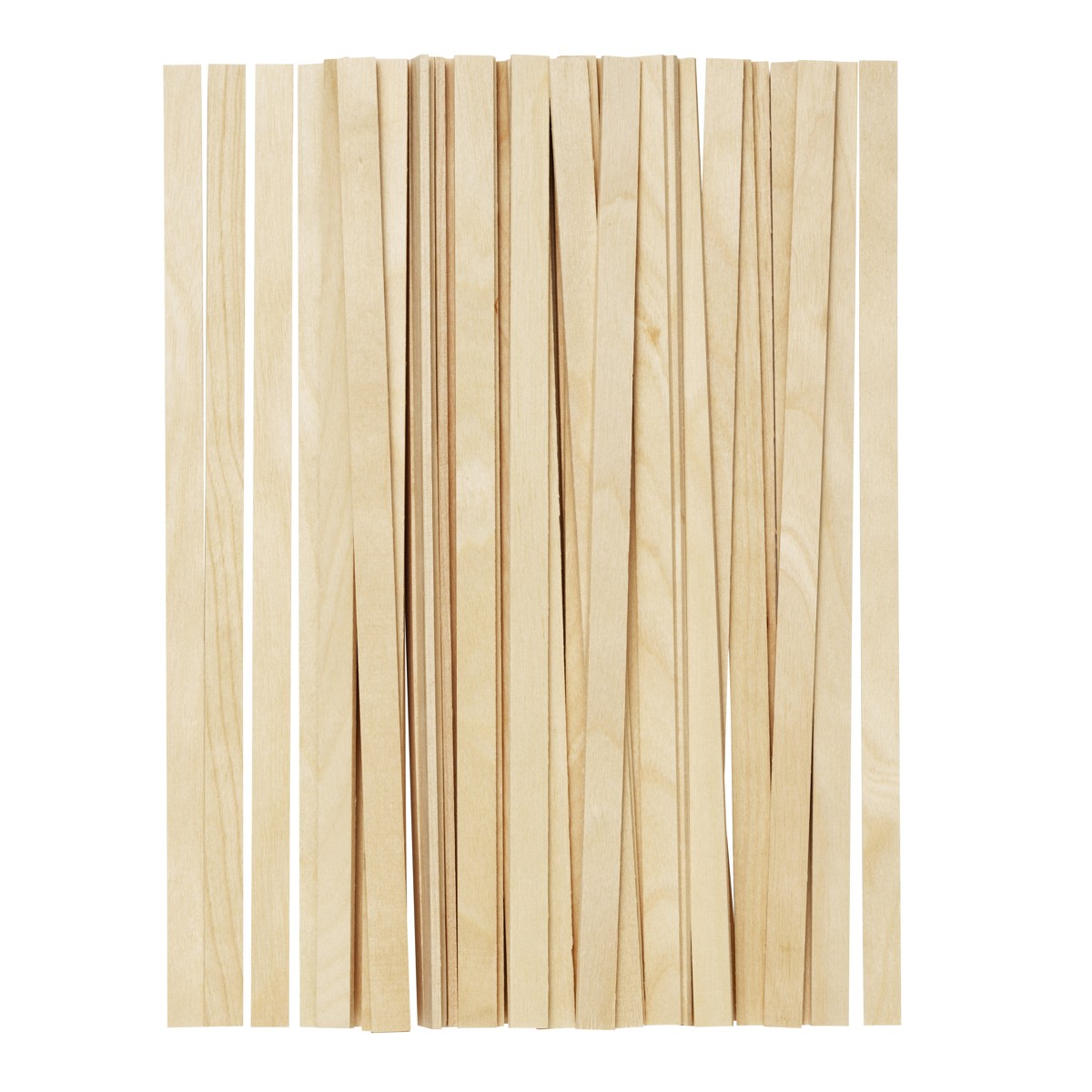 Knutselhoutjes - 1x25 cm - niet voedselveilig!