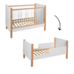 Meegroei Ledikant Ratata Offwhite Beech 60x120