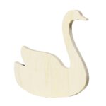 Houten figuur - zwaan