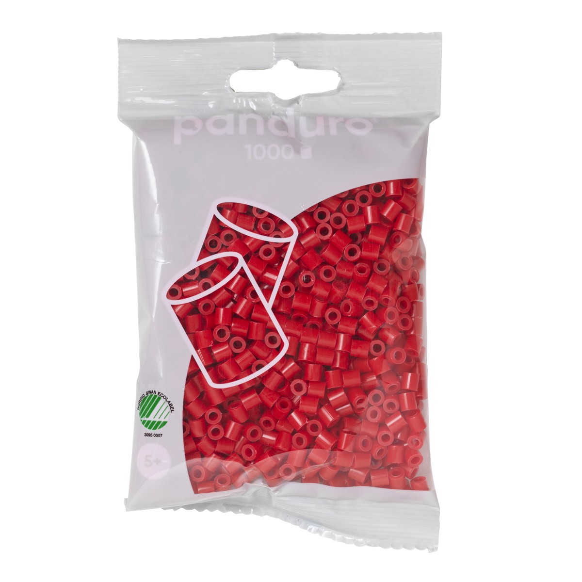 Panduro strijkkralen - 1000 stuks - 05 red
