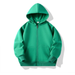 CoolKids– Stoer&Warm– Hoodie met rits Groen / 150 (9-10 jaar) | Educatief Speelgoed