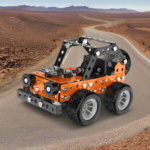MetalBuild– Stoer&Educatief– Constructie Voertuig Set Offroad-model 164 stuks | Educatief Speelgoed