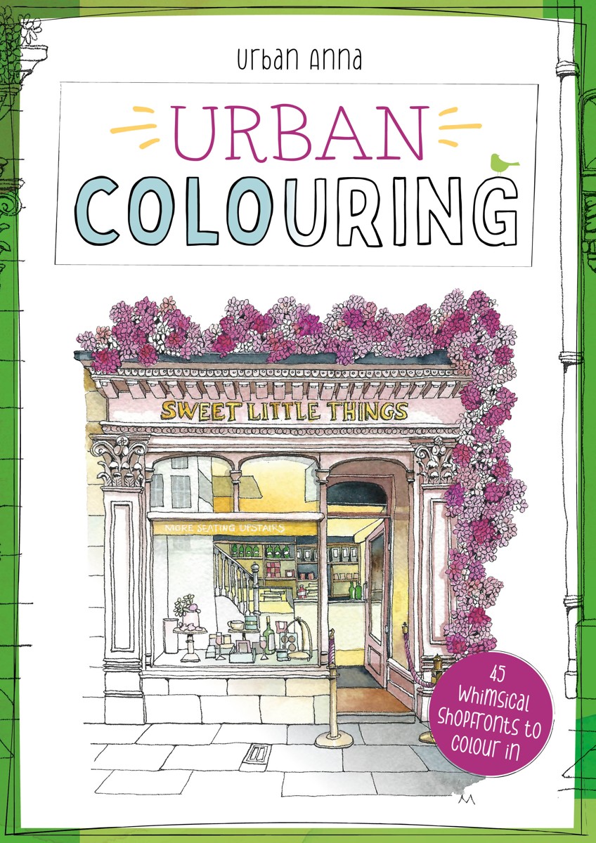 Kleurboek - Urban Anna - Urban Coloring Kleurboek - Urban Anna - Urban Coloring - Afbeelding 1