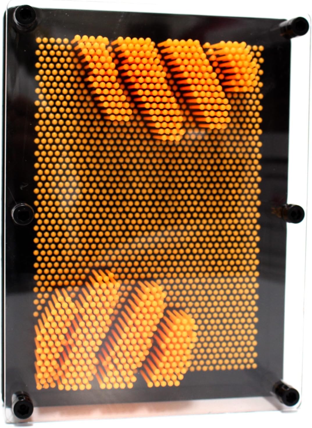 81qWmdOUAWL._AC_SL1500 PinArt 3D– Creatief&Interactief– Sculptuur Bord S (12.5 x 9.5 x 5.5 cm) / Oranje | Educatief Speelgoed - Afbeelding 1