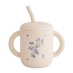 Training Cup met Rietje Mushie Lilac Flowers