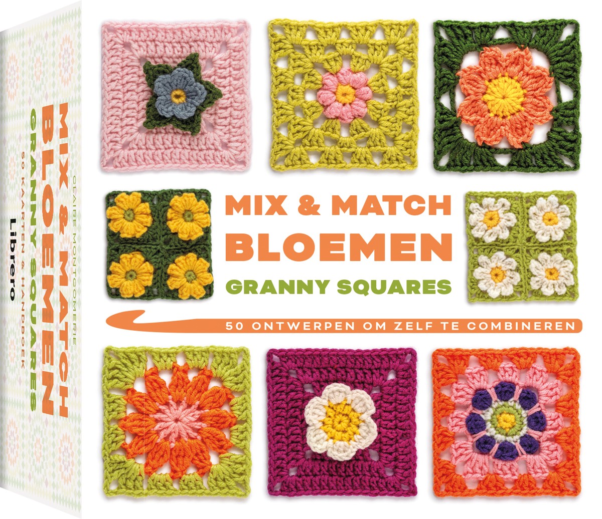 Mix&match granny squares - Bloemen Mix&match granny squares - Bloemen - Afbeelding 1