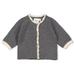 Vest Feetje Fields Of Green Gebreid Antraciet Melange