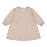 Jurk Feetje Rib Morning Sun Taupe Melange