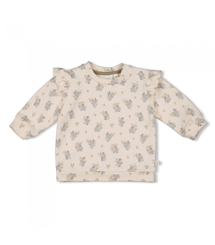 Sweater Feetje Fields of Green Offwhite Sweater Feetje Fields of Green Offwhite - Afbeelding 1