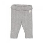 Legging Ajour Rib Feetje Fields of Green Grijs Melange