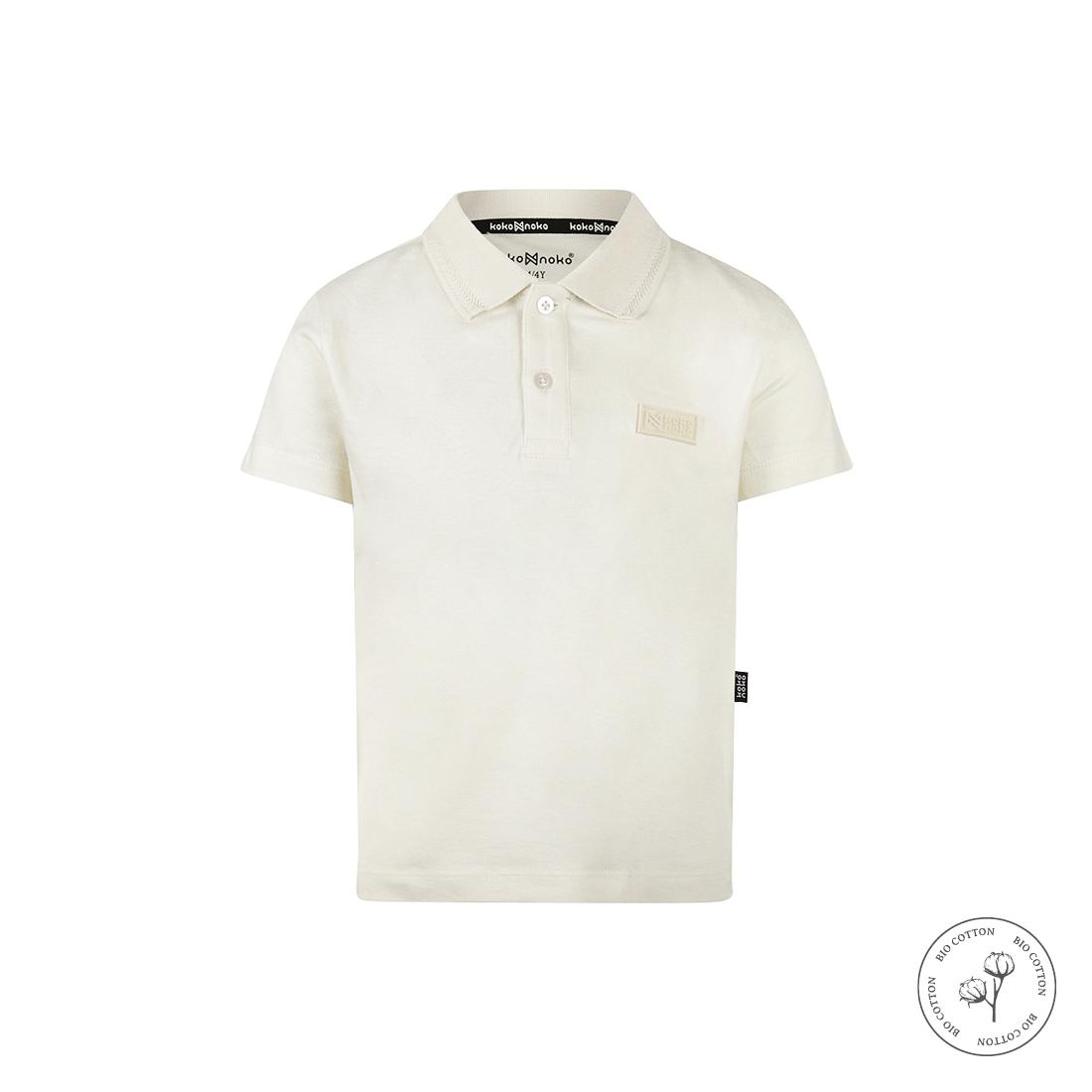 Polo Korte Mouw Koko Noko Off White - Afbeelding 1