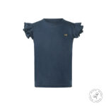 Shirt Korte Mouw Koko Noko Ruffle Navy