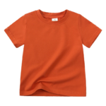 ComfyWear– Praktisch&Casual– Korte Mouwen T-Shirt Oranje / 120 (4–5 jaar) | Educatief Speelgoed
