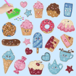 GemArt– Schattig&Glanzend– Diamant Painting Stickers Zoete B | Educatief Speelgoed