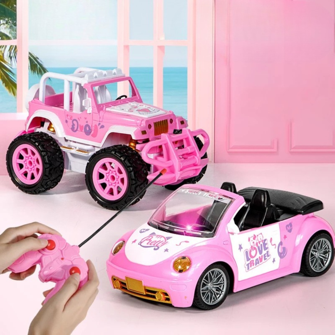 8_ef1d6ea3-2116-4ed6-a3b1-2d4c083f7caf RC Offroader Pink™ – Stoere Roze Racer – Speelgoed RC Auto Jeep | Educatief Speelgoed - Afbeelding 1