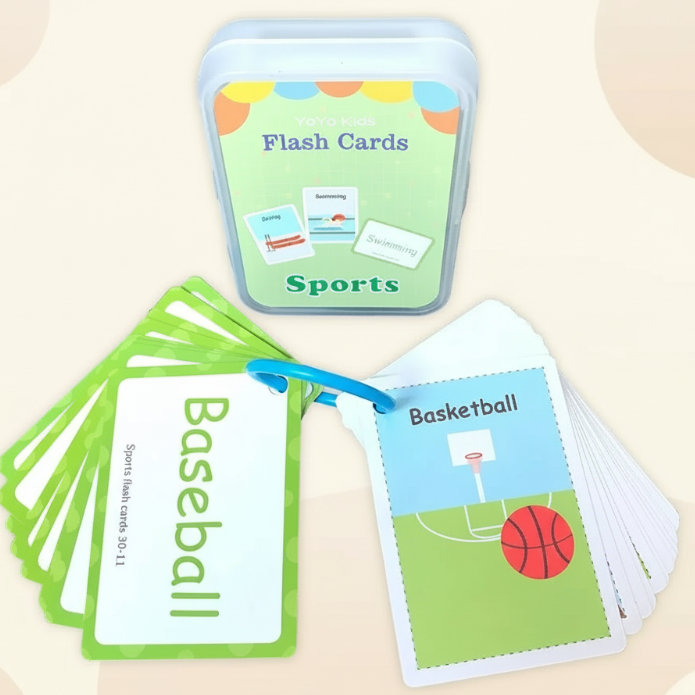 8_f0c966ae-3376-4a78-9974-62243fe6b66e SmartyCards– Vrolijk&Taalrijk– Educatieve Woordenkaarten (Engels) Sport | Educatief Speelgoed - Afbeelding 1
