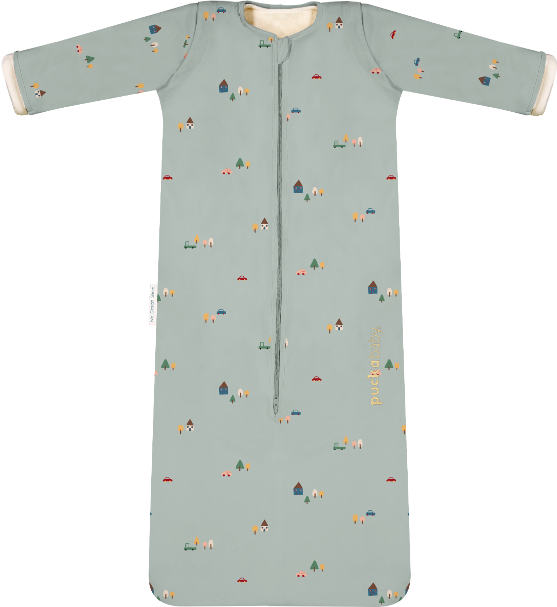 Slaapzak Puckababy Bag 4-Seasons Tiny Village Slaapzak Puckababy Bag 4-Seasons Tiny Village - Afbeelding 1