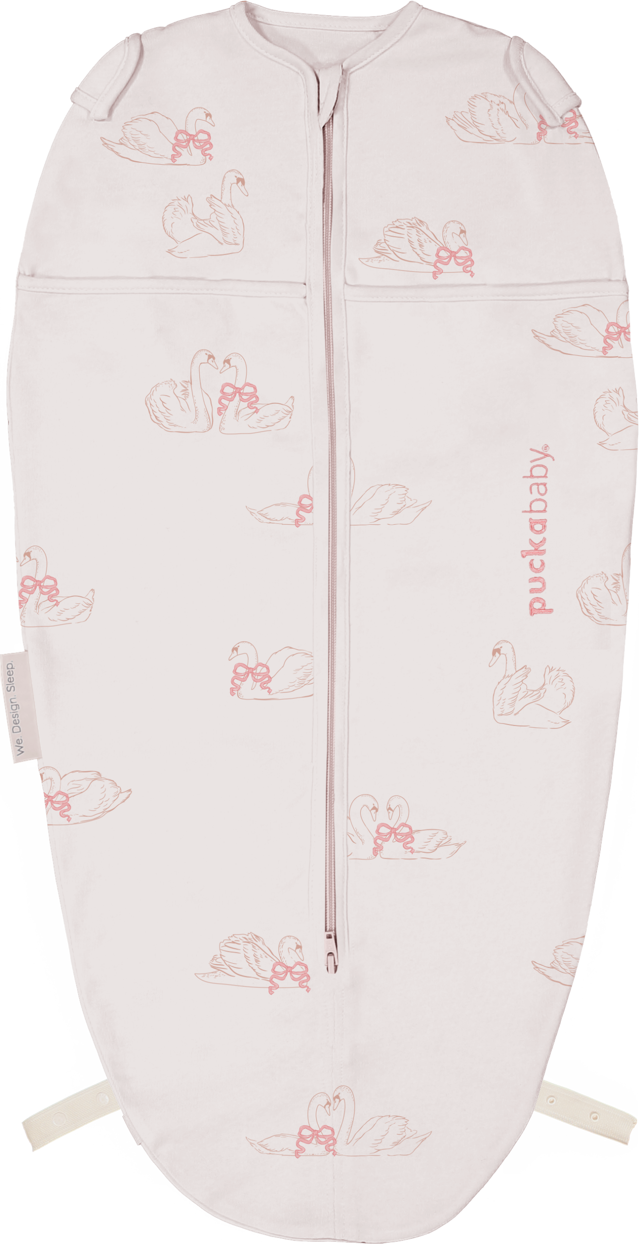 Slaapzak Puckababy MINI 3-6mnd Swans Slaapzak Puckababy MINI 3-6mnd Swans - Afbeelding 1