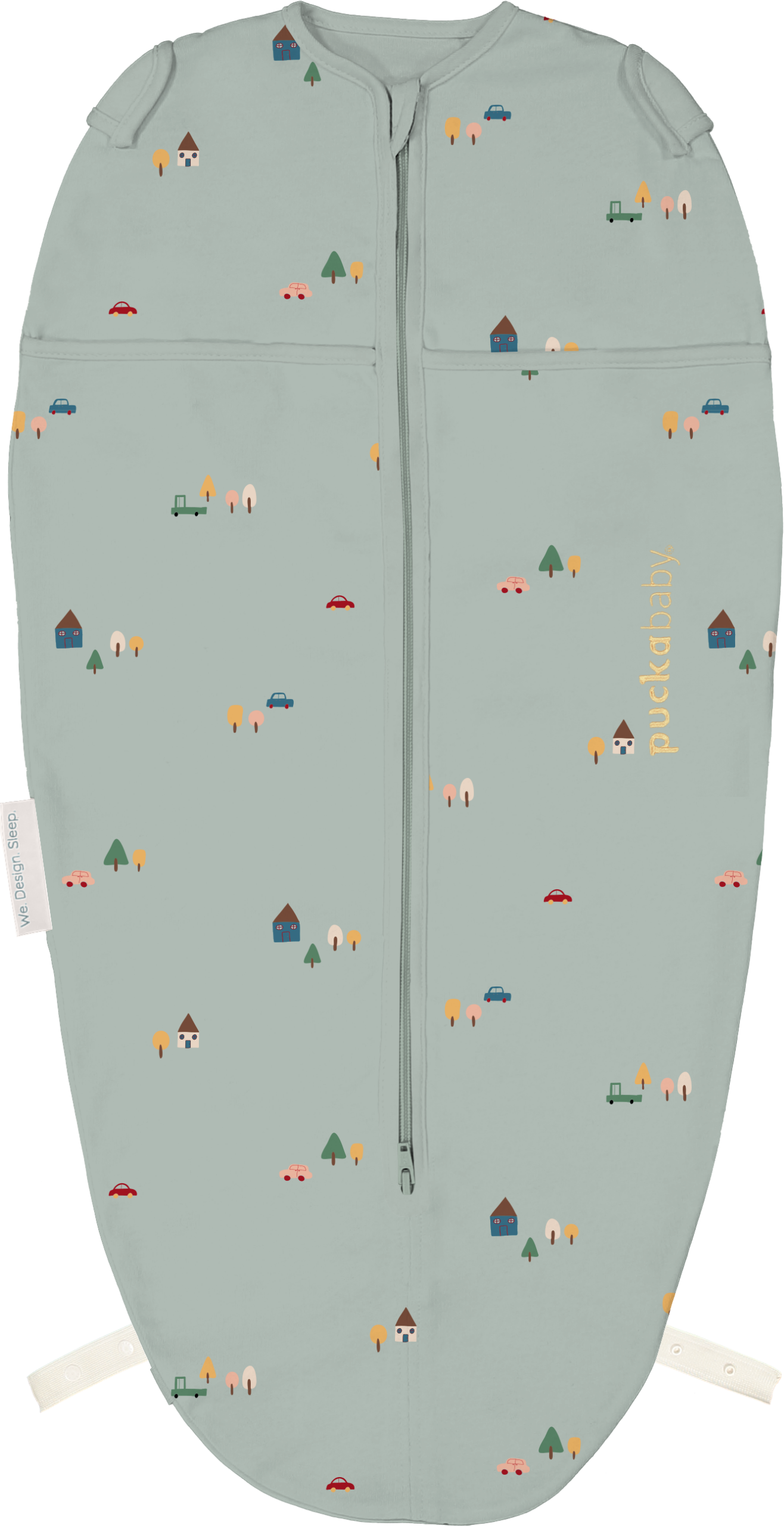 Slaapzak Puckababy MINI 3-6mnd Tiny Village Slaapzak Puckababy MINI 3-6mnd Tiny Village - Afbeelding 1