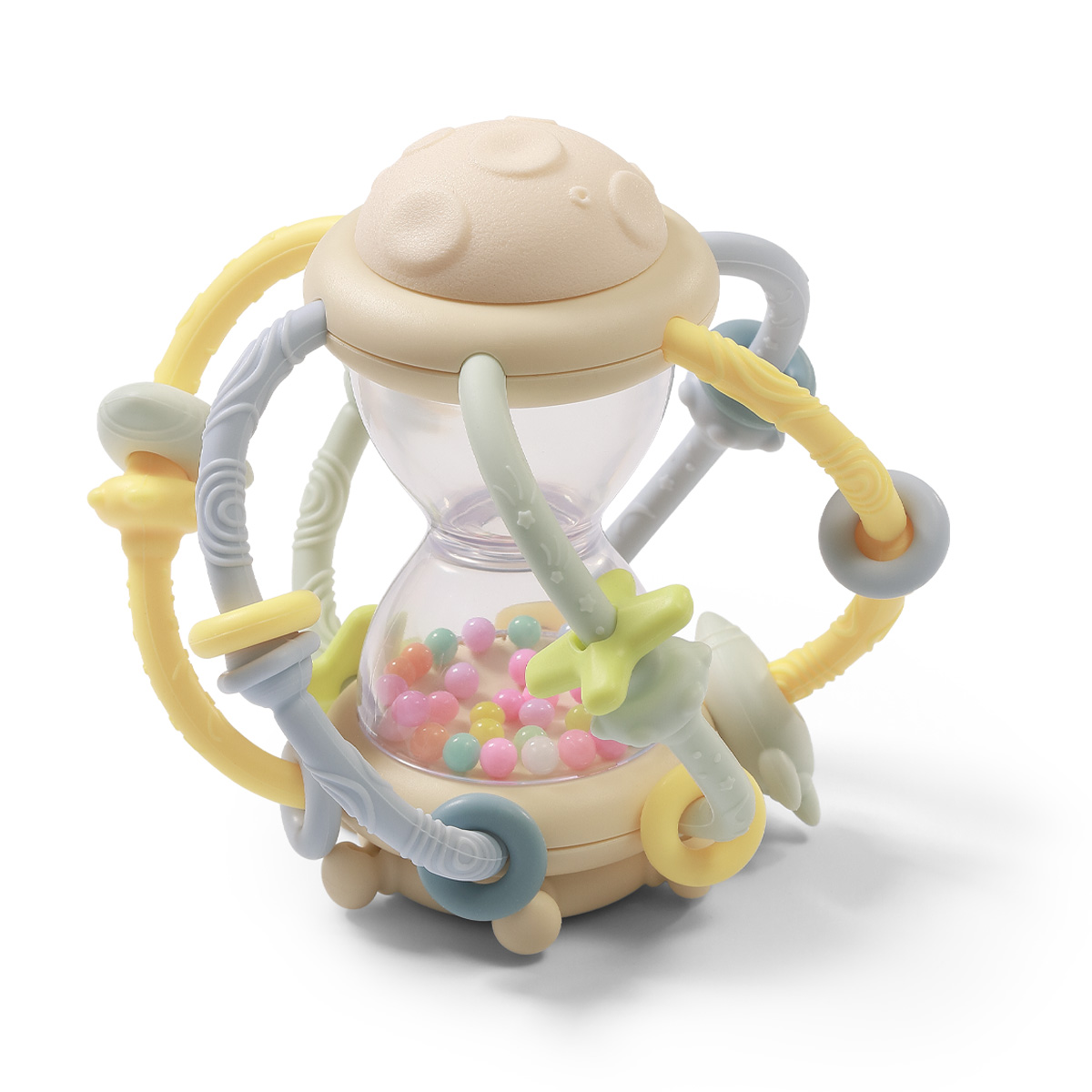 Rammelaar Babyono Sensory Toy Zandloper Rammelaar Babyono Sensory Toy Zandloper - Afbeelding 1