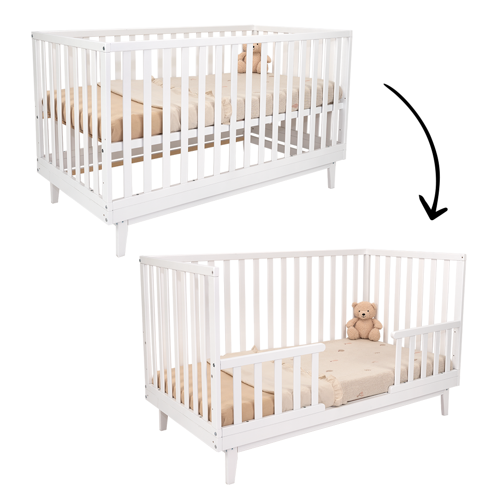 Meegroei Ledikant Novi at Home® Elise 70x140 Wit Meegroei Ledikant Novi at Home® Elise 70x140 Wit - Afbeelding 1