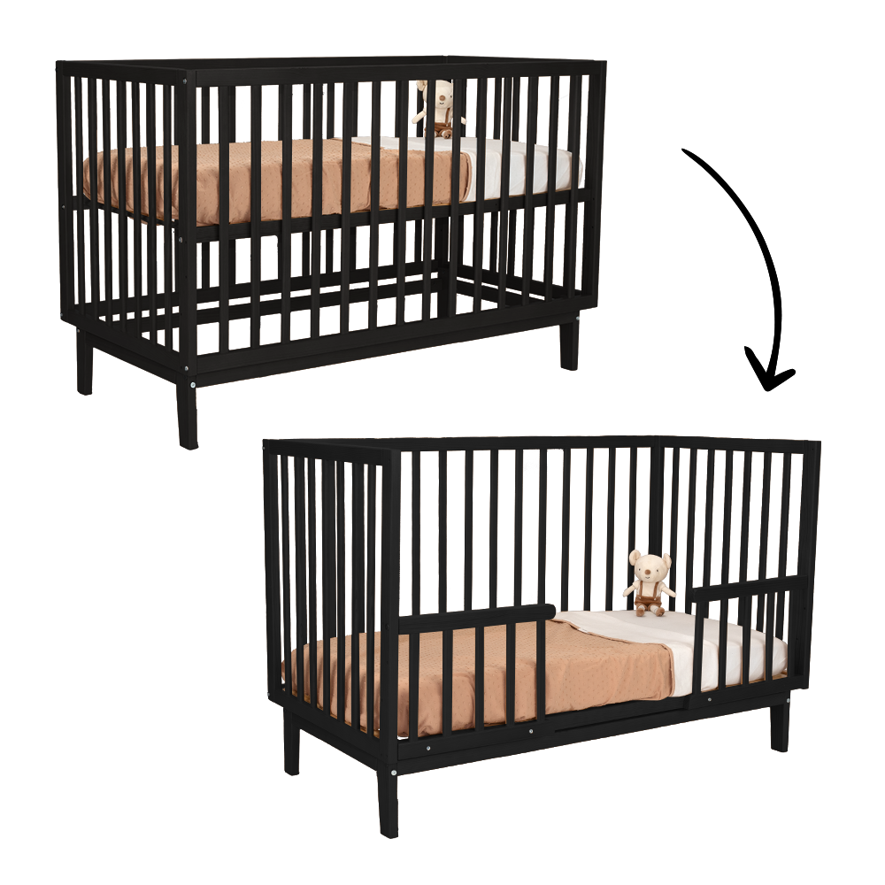 Meegroei Ledikant Novi at Home® Lauren Zwart 60x120 Meegroei Ledikant Novi at Home® Lauren Zwart 60x120 - Afbeelding 1