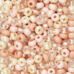 Rocailles - 6/0 - mix roze