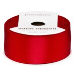Satijnlint - 25 mm - rood