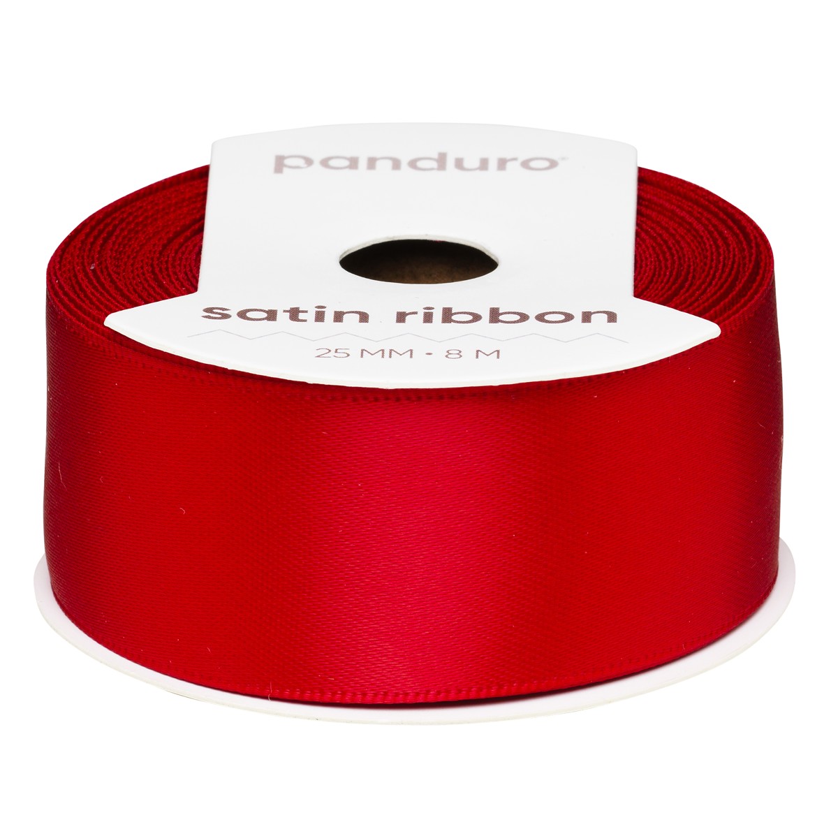 Satijnlint - 25 mm - rood Satijnlint - 25 mm - rood - Afbeelding 1