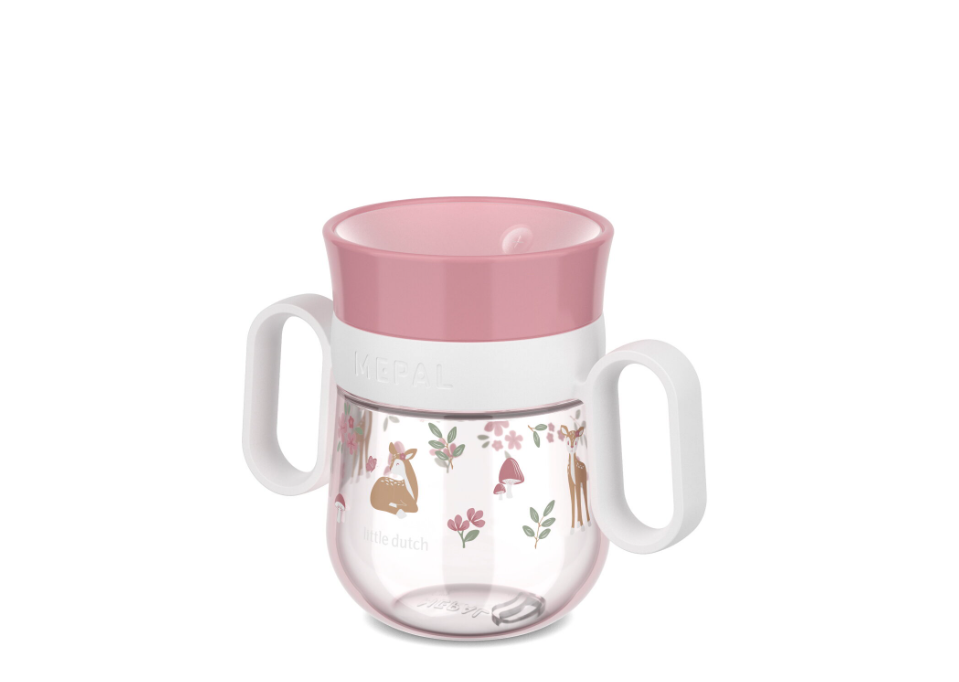 Drinkbeker Mepal x Little Dutch 360° 200ml Mio Fairy Garden Drinkbeker Mepal x Little Dutch 360° 200ml Mio Fairy Garden - Afbeelding 1