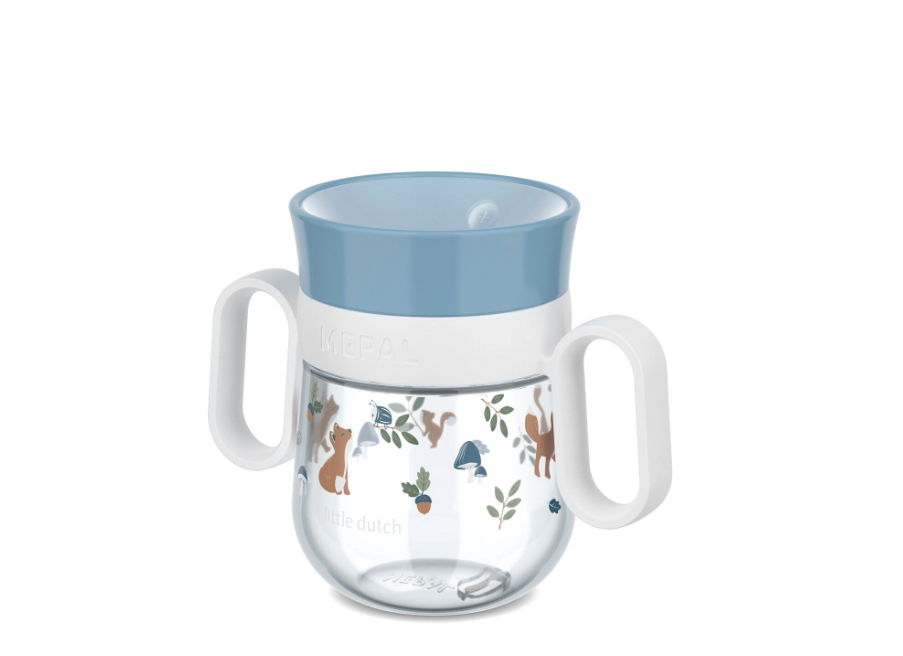 Drinkbeker Mepal x Little Dutch 360° 200ml Mio Forest Friends Drinkbeker Mepal x Little Dutch 360° 200ml Mio Forest Friends - Afbeelding 1