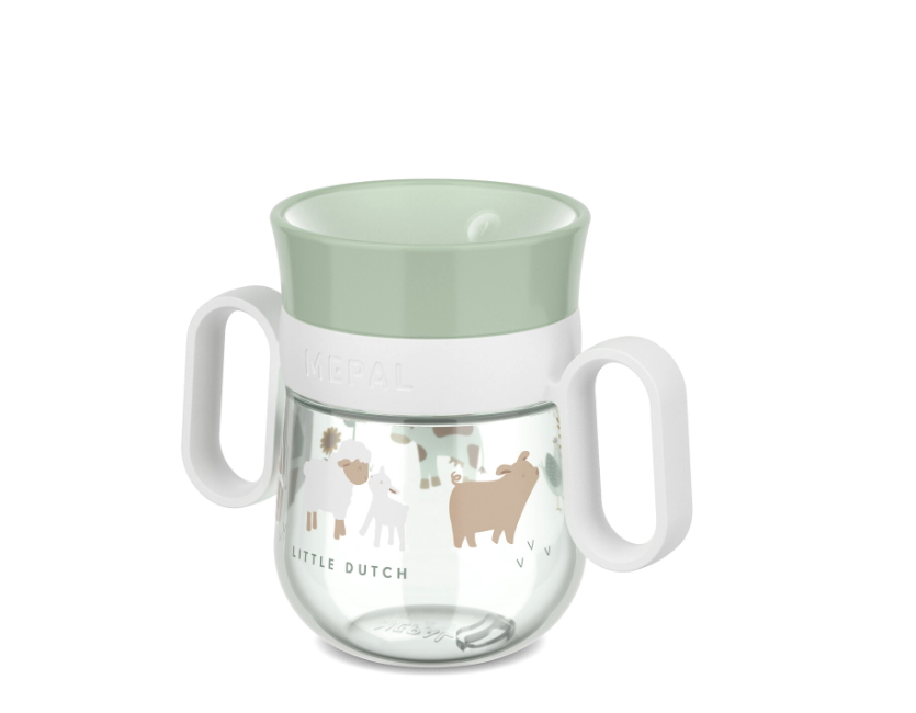Drinkbeker Mepal x Little Dutch 360° 200ml Mio Little Farm - Afbeelding 1