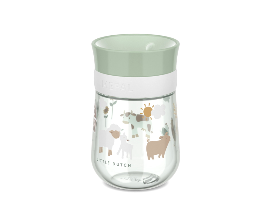 Drinkbeker Mepal x Little Dutch 360° 300ml Mio Little Farm - Afbeelding 1
